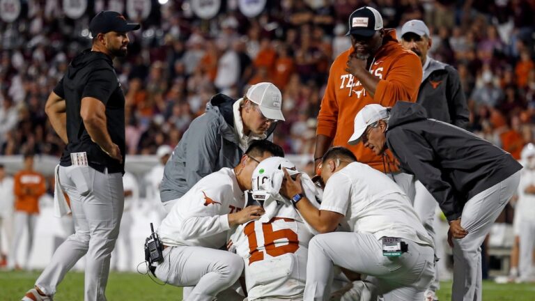 Arch Manning injury: QB exits 45-38 OT win vs. Miss St.