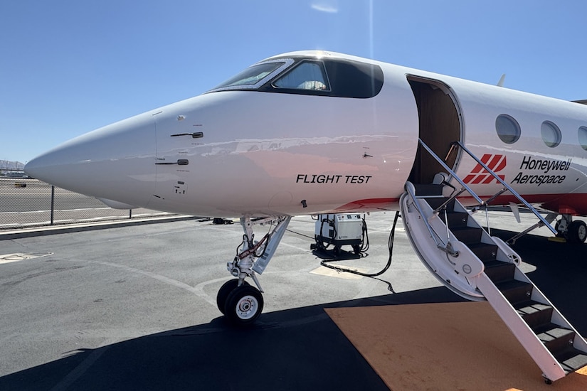GPS-free test flight