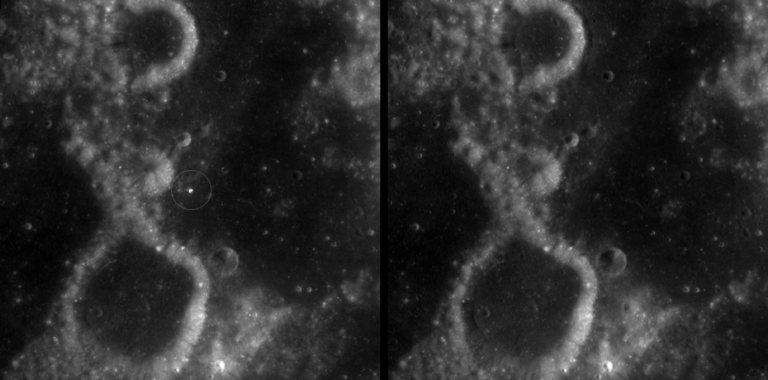 once-in-a-century Moon crater